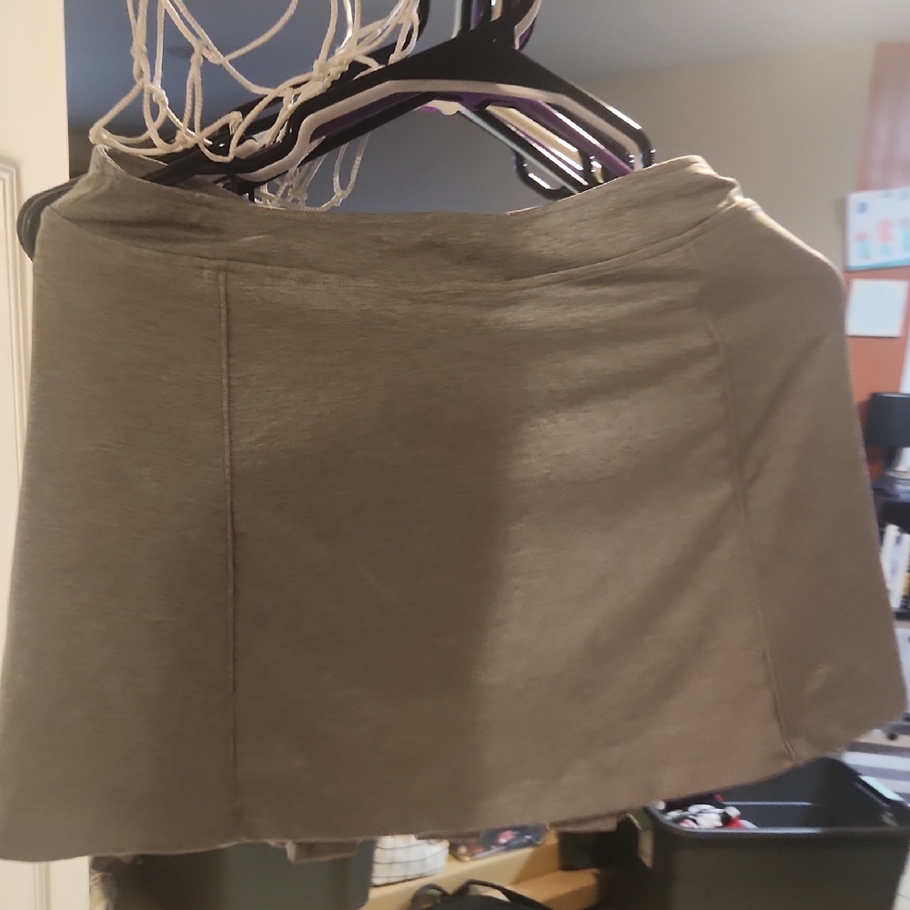 Grey Tennis Skirt with Shorts